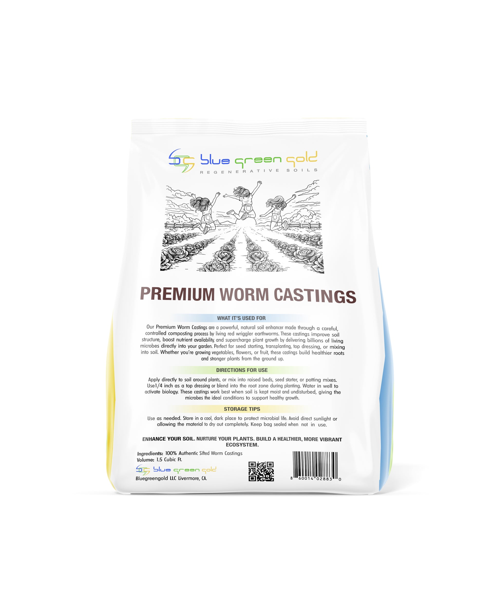 worm castings potting mix PREMIUM WORM CASTINGS – Blue Green Gold